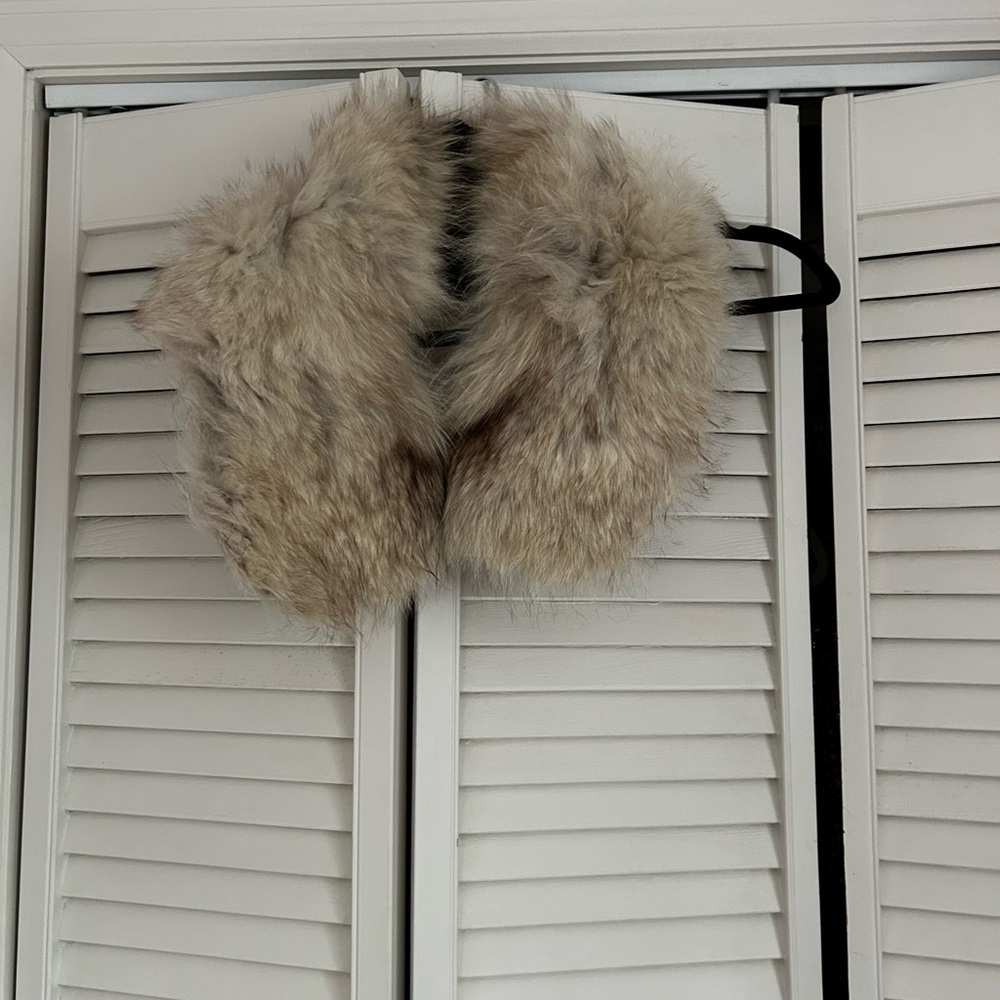Gorgeous Silver fox real fur stole